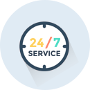 Fast response time and 24x7 fully managed support