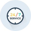 Fast response time and 24x7 fully managed support Fast response time and 24x7 fully managed support